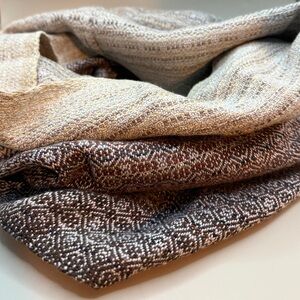 Rosy Deer Ampersand- gris pale tencel 16” wide